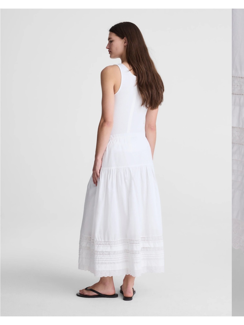 Madewell Pintucked Midi Skirt - Picture 4 of 9